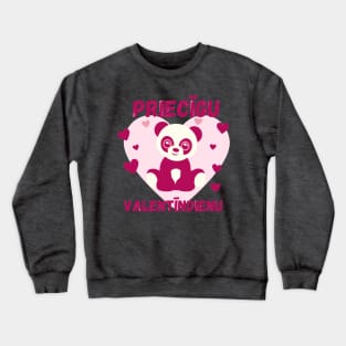 Latviski Priecīgu valentīndienu - latvietis Crewneck Sweatshirt